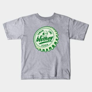 Vintage Blimey Lemon Lime Soda Bottlecap Kids T-Shirt